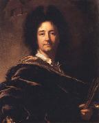 Hyacinthe Rigaud Self-Portrait painting